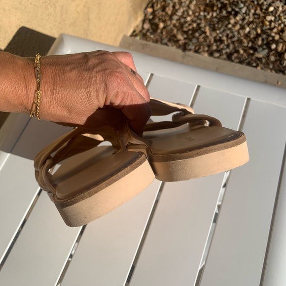 New VINCE vanilla cream soft leather slip on shoes size 11M - Picture 7 of 10